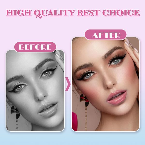 Sangbasang Fox Eye Lash Clusters Wispy: Natural Left & Right Individual Lashes 60 Pcs DIY Eyelash Extensions 9-13mm Cluster Lashes - 图片 8